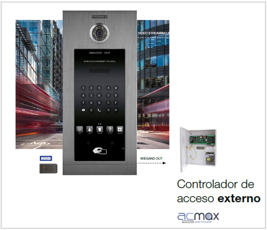 El videoportero IP MEET de Fermax, un sistema de control de accesos para  complejos residenciales • CASADOMO